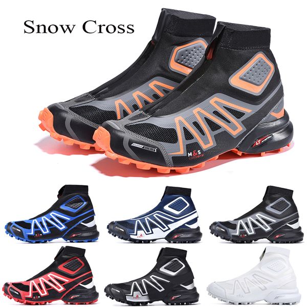 2023Winter Snow Shoes Snowcross CS Trailmen Boots Black Volt Blue Red Nop Nock Chaussures Mens Trainers Boot
