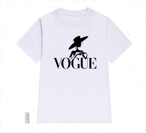 

vogue girl women tshirt cotton casual funny t shirt lady yong girl tee 5 colors drop ship s 710, White