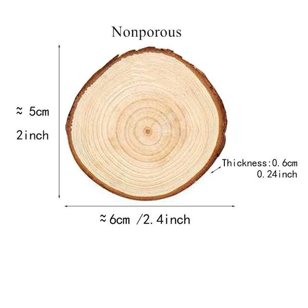 

10pcs unfinished wood blanks natural wood chips slices round wooden disks diy painted wood embellishments for crafts wmtzcd xhhair
