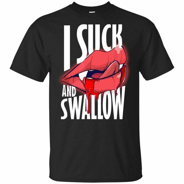 

funny i suck and swallow vampire t-shirt for men and women black navy clothes sport hooded sweatshirt hoodie