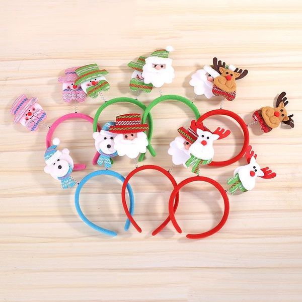

1pc christmas headbands santa elk antlers headband kids headwear reindeer ornaments christmas decorations party cosplay1