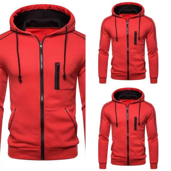 

rxi0e 2020 cardigan long sleeve sweater sweater zipper cardigan sweaterhooded men's zipper hooded 2020 men's long sleeve el3cp, Black