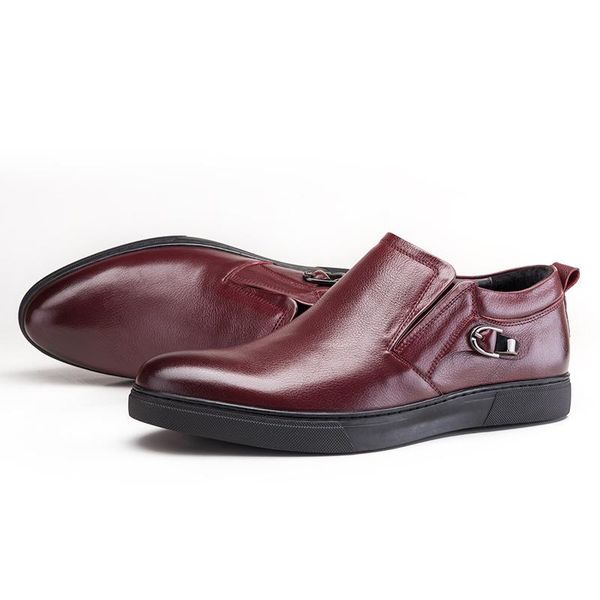 

мужская обувь zapatos de hombre бизнес повседневная обувь кожа oxfords flat top комфортная, Black
