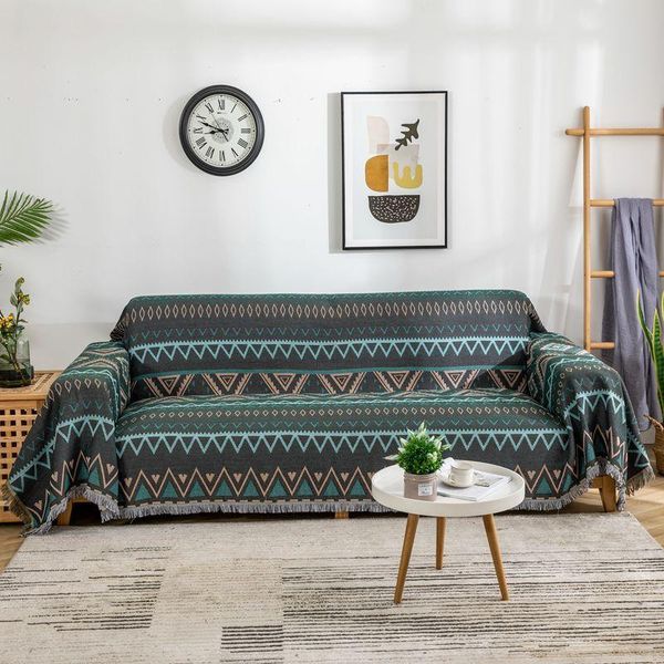 

blankets geometric sofa blanket towel cover double-sided