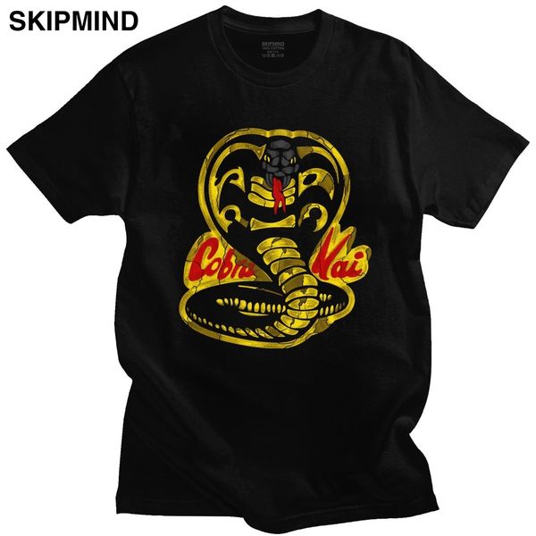 

vintage cobra kai tshirt soft karate tees retro short sleeve tv fans shirts novelty snake lover t shirt gift sport hooded sweatshirt hoodie