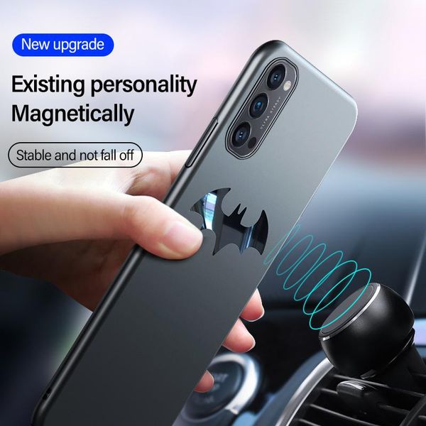 

ультра-тонкий металл bat телефон чехол для oppo рено 4 3 2 найти x2 f11 f9 f7 f5 f3 ax7 pro luxury матовый jllnff outer007