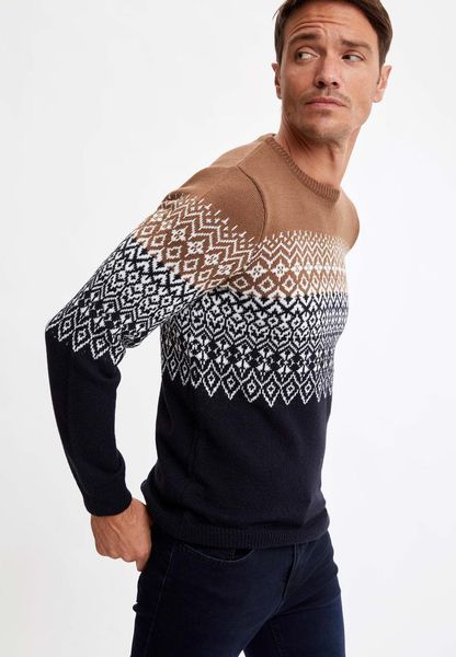

defacto man pullover, White;black