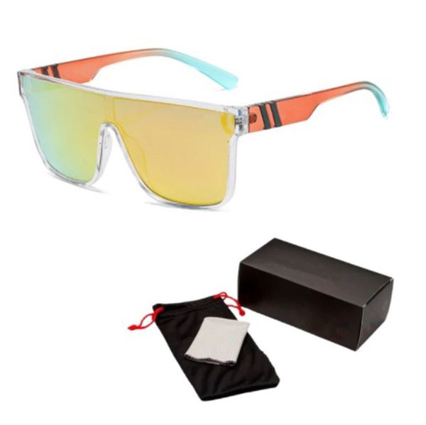 

brand designer square sunglasses men women uv protection fishing driving goggles oversized sun glasses sport eyewear, White;black