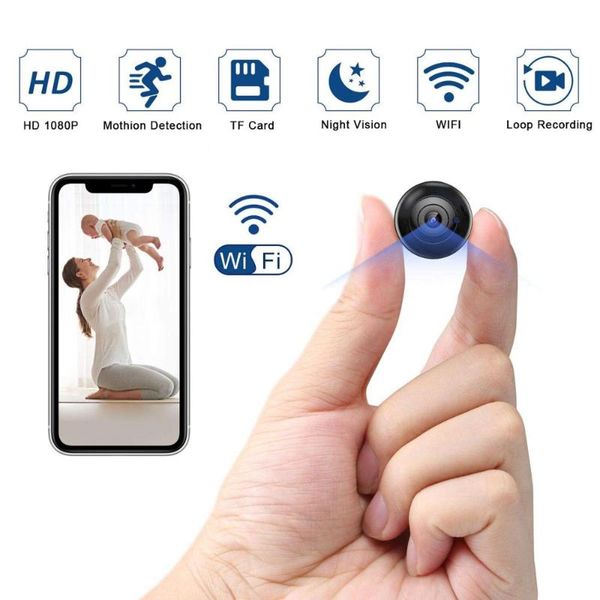 

qzt wireless mini camera wifi mini ip camcorders infrared night vision micro camera small secret 1080p micro ip cam wifi