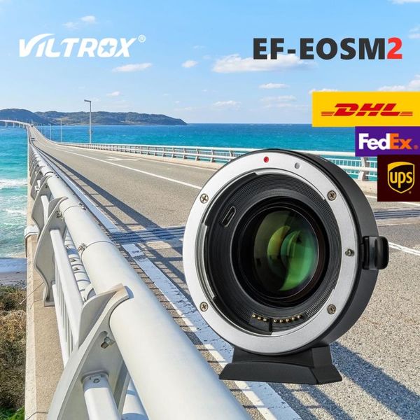 

lens adapters & mounts viltrox ef-eos m2 af auto-focus exif 0.71x reduce speed adapter turbo for ef to eos m5 m6 m50 camera