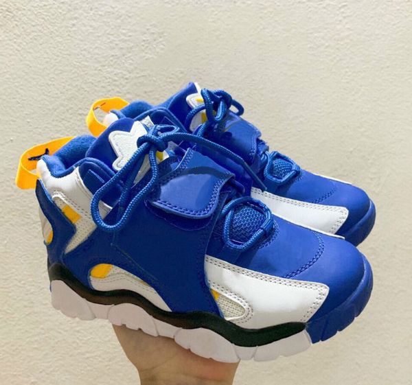 

2020 new children air barrage mid qs basketball toddler shoes hyper grape purple boy girl youth yellow kids mens shoes trainer sne309n, Black