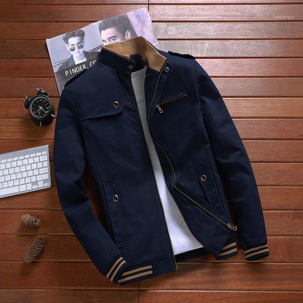 

new men's jacket cotton washed coats male brand clothing autumn mens jackets men's jacket spring casual coat1, Black;brown