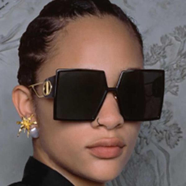 

2021 composit sunglasses women brand colored black square sunglasses women futuristic retro sun glasses rectangular men montaigne sunglasses, White;black