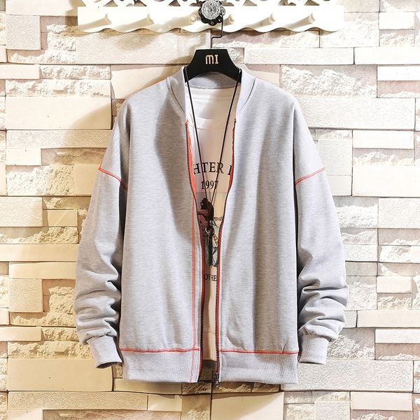 

2021 new hip hop baseball uniform bomber black blue jackets men's janpanese streetwear casual for autumn spring waad, Black;brown