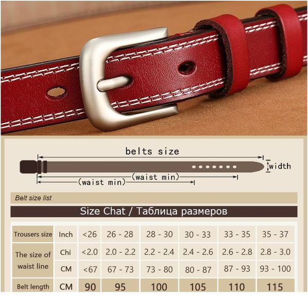 

dinisiton belt women trendy genuine leather belts for woman luxury brand casual strap fancy vintage f jlloek, Black;brown