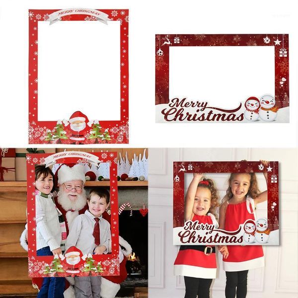 

christmas decorations family picture frame prop merry selfie po booth shoot props xmas pobooth year gift1