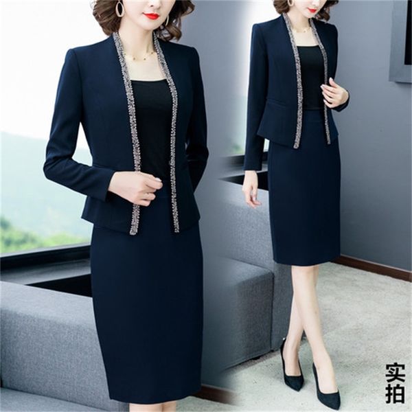 

parts two assembly office skirt of professional woman's suit xtfs, White