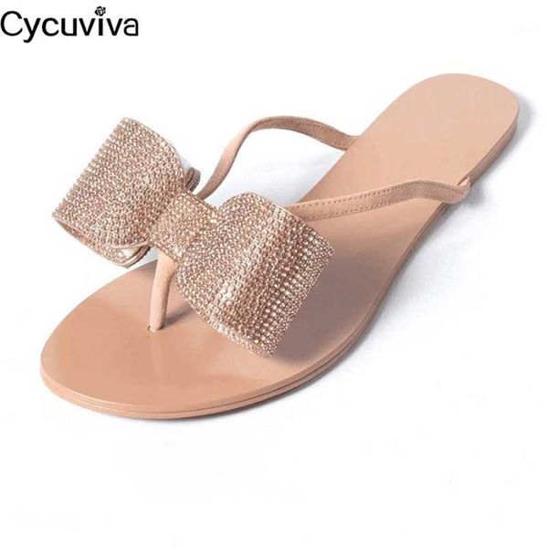

slippers rhinestone bowkont flip flops women flat casual summer shoes femme fashion beach woman mules slides1, Black