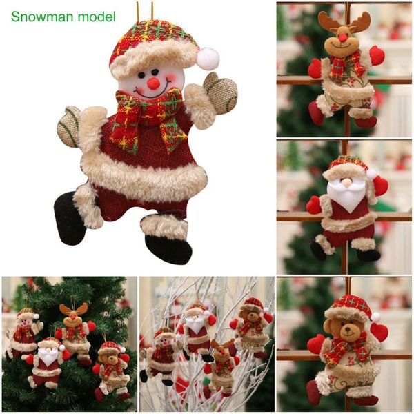 

новая рождественская елка кулон рождество снеговик олень куклы украшения рождественский подарок дерево и главная fecor dropshipping bbygqs g