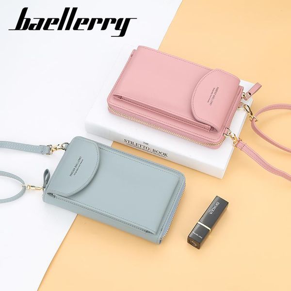 

2020 women casual wallet brand cell phone wallet big card holders handbag purse clutch messenger shoulder straps bag