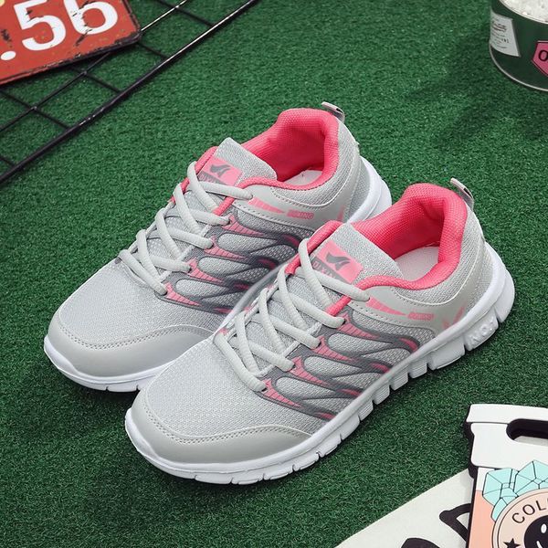 

новая сетка работают любитель спорта случайных ультра легких женщины маленькие белые туфлями w5, Black