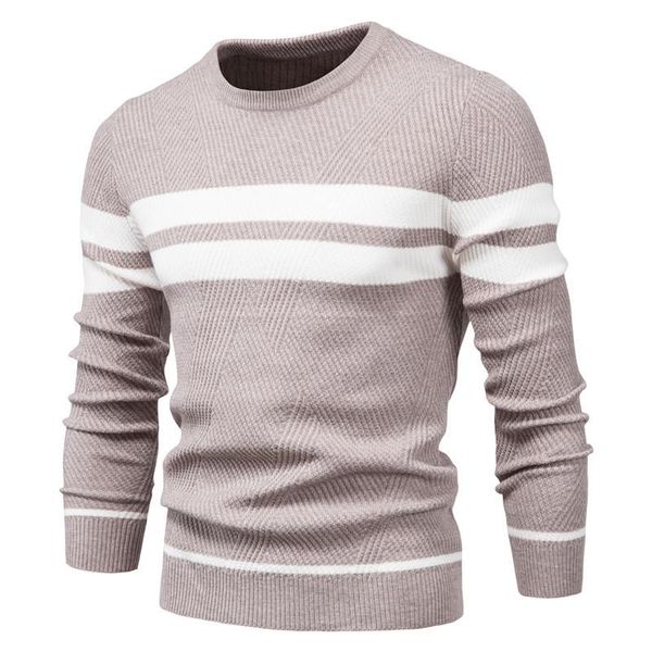 

men's sweaters fashion man coats casual outwear long-sleeved pullovers male knitting o-neck cardigans striped knitwear, White;black