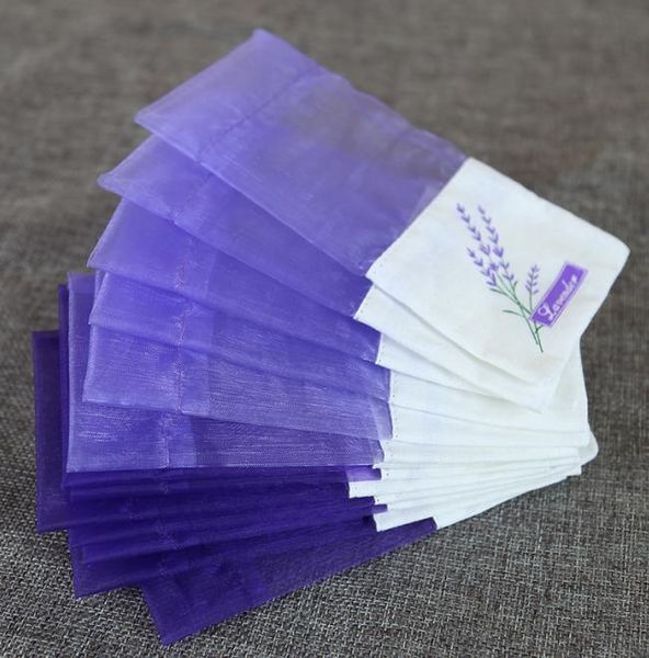 2022 nuovo Hot Viola Cotone Organza Bustine di Lavanda FAI DA TE Fiori Secchi Dolce Bursa Armadio Mouldproof Fumi Sacchetto Regalo