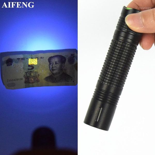 

flashlights torches aifeng led uv battery operated 365nm black light mini for checker cash detection1