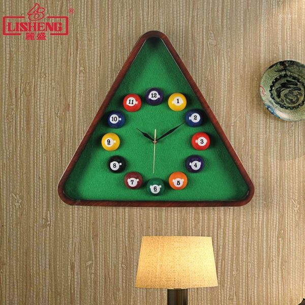 Relógios de parede Billiard Room Billiards Large Clock Reking Mechanism Decor Home Guess Women Relogio Parede Secret Stash Relógios1