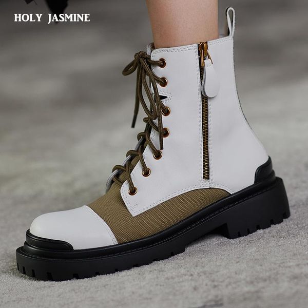

women ankle boots work boots women genuine leather 2020 autumn new botas mujer female comfortable shoe 2020 winter new, Black