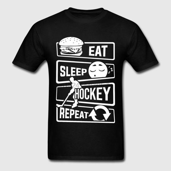 

funny breathable eat sleep hockeyer repeat ice sporter puck winter hiphop 2018 camisa size 3xl sport hooded sweatshirt hoodie t shirt