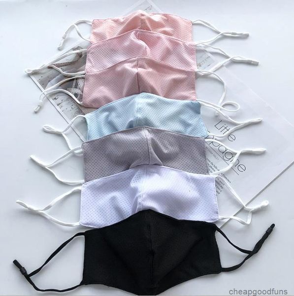

u breathable selling dhl/ups reusable washable face shield women ice silk dust and haze masks in stock 1u