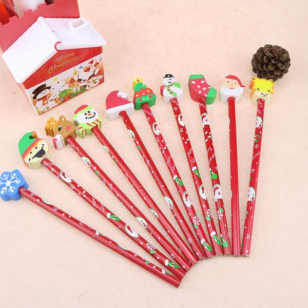 

student s creative spencil creative prize kindergarten gift children gift christmas rubber pencil co4s6