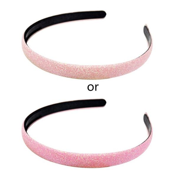 

hair accessories fashion girls women glitter headbands sparkle hoop plastic b2qe