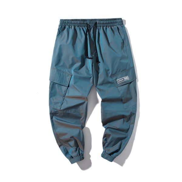 

2021 new special men joggers with print streetwear pants clothes ankle length trousers harajuku sport casual srwd, Black