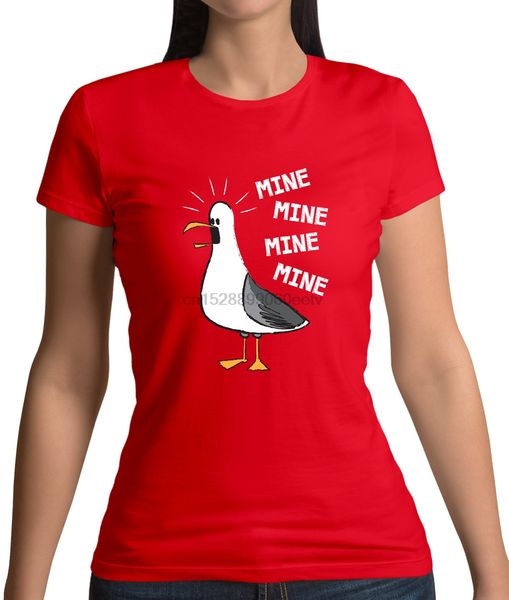 

mine mine mine seagull damen t-shirt film nemo seeschwalbe pelikan strand fun sport hooded sweatshirt hoodie