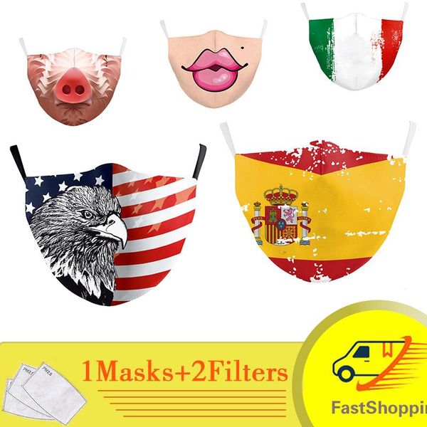 

adults reusable cover masks pm25 adults reusable cotton face mask breathable dust proof windproof mouth cover washable facemask wmttbq