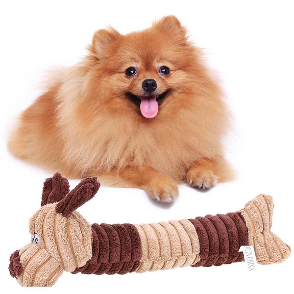 

pet chew toy cute dogs shape pet dog cat biting chew bite funny plush sound squeak pets supplies dog toy e5m1 wcj1b