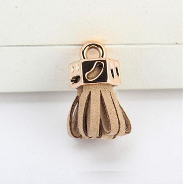 

30pcs mini suede imitation leather flower tassels fringe diy craft decor supplies earrings necklaces jewelry makes accessories h jllsxi