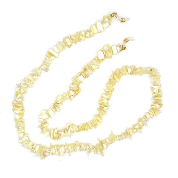 

natural pearl shell spectacle chain sunglasses accessories hanging neck fashion eyeglasses link eyewear rope 12pcs/lot wholesale