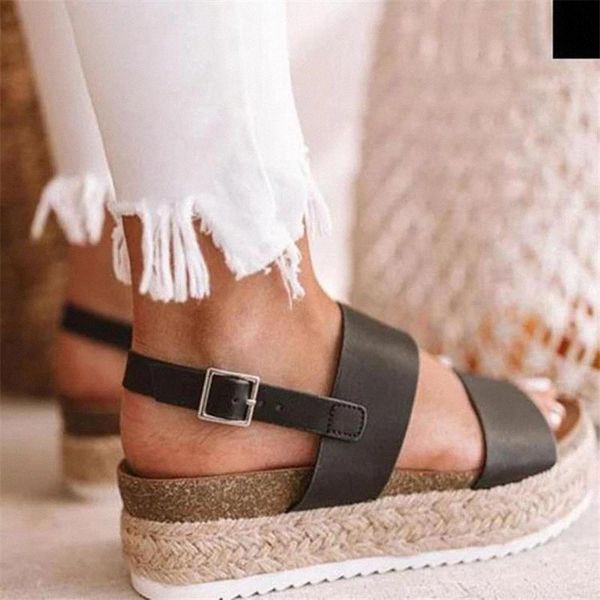 

cootelili summer women beach shoes woman sandals flat platforms women gladiator sandals female sandalen beige black #mk89