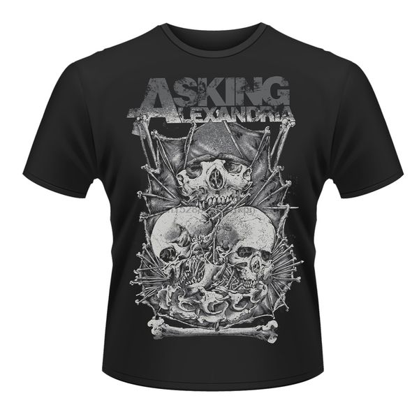 

asking alexandria men's t-shirt skull stack sport hooded sweatshirt hoodie