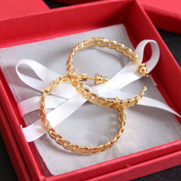 

fashion hoop circle earrings for lady women party wedding lovers gift engagement jewelry for bride with box, Golden;silver