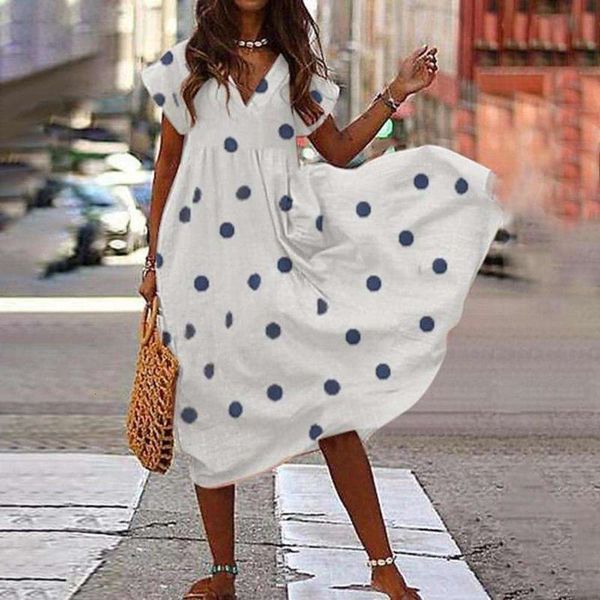 

irregular multi 2020 color loose v-neck size long drs, Black;gray