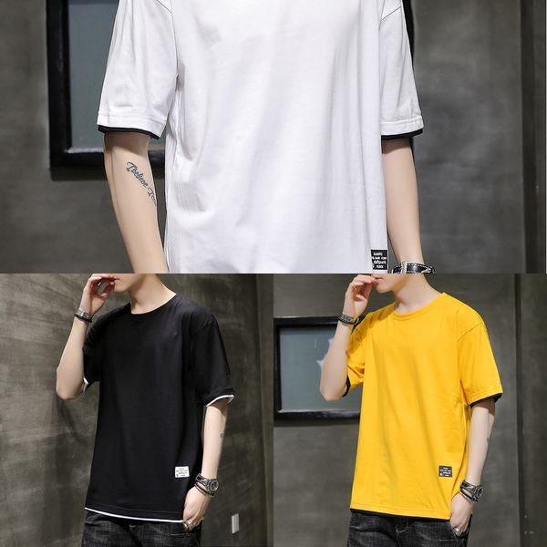 

spbqs t-shirt and loose new summer short sleeve neck for men trendy round trendycomfortablehandsome t-shirt for men 805 jo4pr, Blue