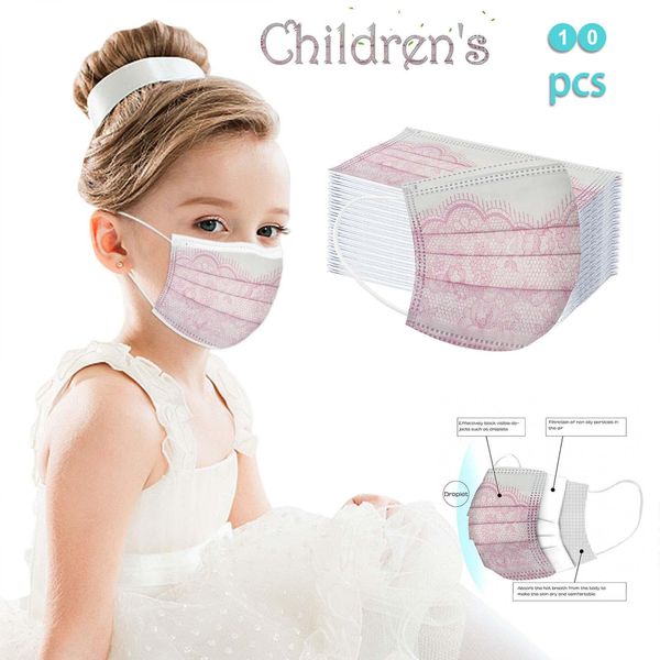 

10/50/100pc fast delivery masque headband children's disposable high-quality mask christmas pattern mask mscara protectora 10/50/100 wm