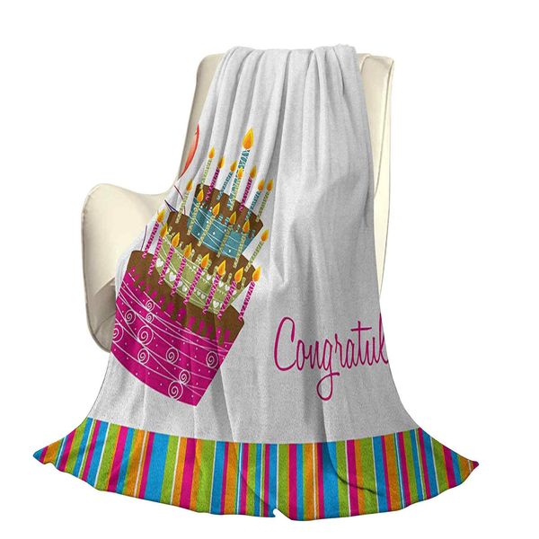 

pink written congratulations graphic cake candles balloons birthday art printoffice leisure blankets