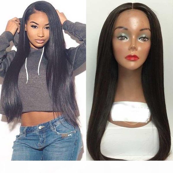 

brazilian malaysian unprocessed straight hair bundles human hair extensions dyeable hair weave for sale, Black;brown