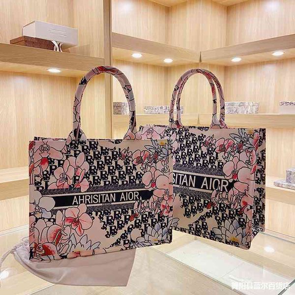 

net red canvas fashion high-capacity tote commuter portable