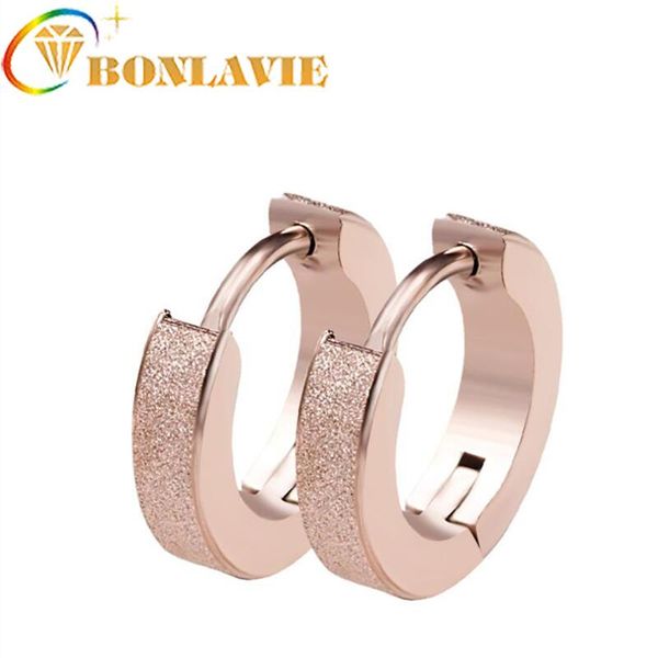

arrival concise geomrtric circle earrings for women men fashion personality stainless steel earrings ornaments, Golden;silver